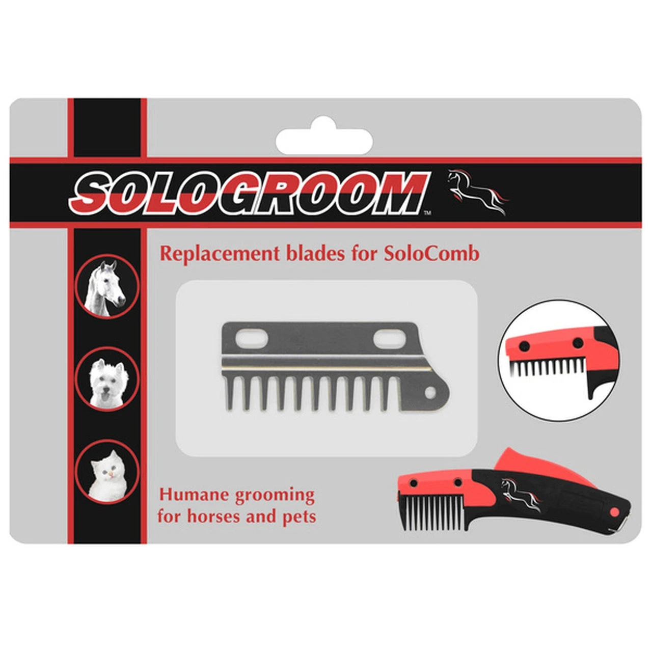 SoloComb Mane Comb REPLACEMENT BLADES 1 SoloComb Mane Comb REPLACEMENT BLADES