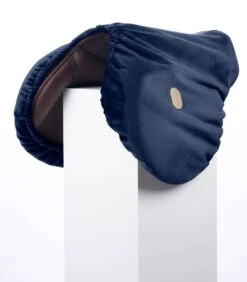 Hansen Equestrian Lush Velvet Saddle Cover -Equestrian Supplies Store Saddle Cover Navy 1