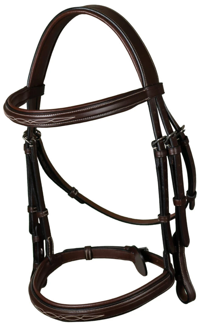 Dy'on US Hunter Collection Cavesson Noseband Bridle 3 Dy'on US Hunter Collection Cavesson Noseband Bridle - Image 3