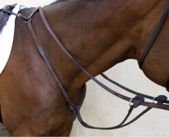 Nunn Finer Bellissimo Hunt Breastplate With Elastic Havana