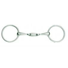 Loose Ring Anatomical Double Broken Snaffle W/ Oval Link