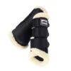 Eskadron Mesh Tendon Boots With Faux Fur Trim