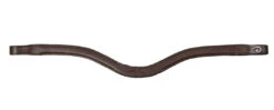 Dy'on New English Collection Flat Leather V-Shaped Browband 5 Dy'on New English Collection Flat Leather V-Shaped Browband -Equestrian Supplies Store frontal v en cuir plat brun over new english collection 1