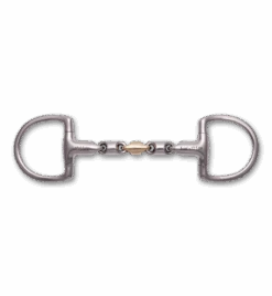 Stubben Steeltec Waterford Dee Ring Snaffle Bit