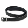 Economy Black Leather Spur Straps