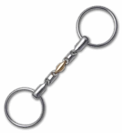 Stubben Steeltec Waterford Loose Ring Snaffle Bit