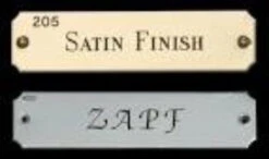 Classic Plate, Plate #205 And #207